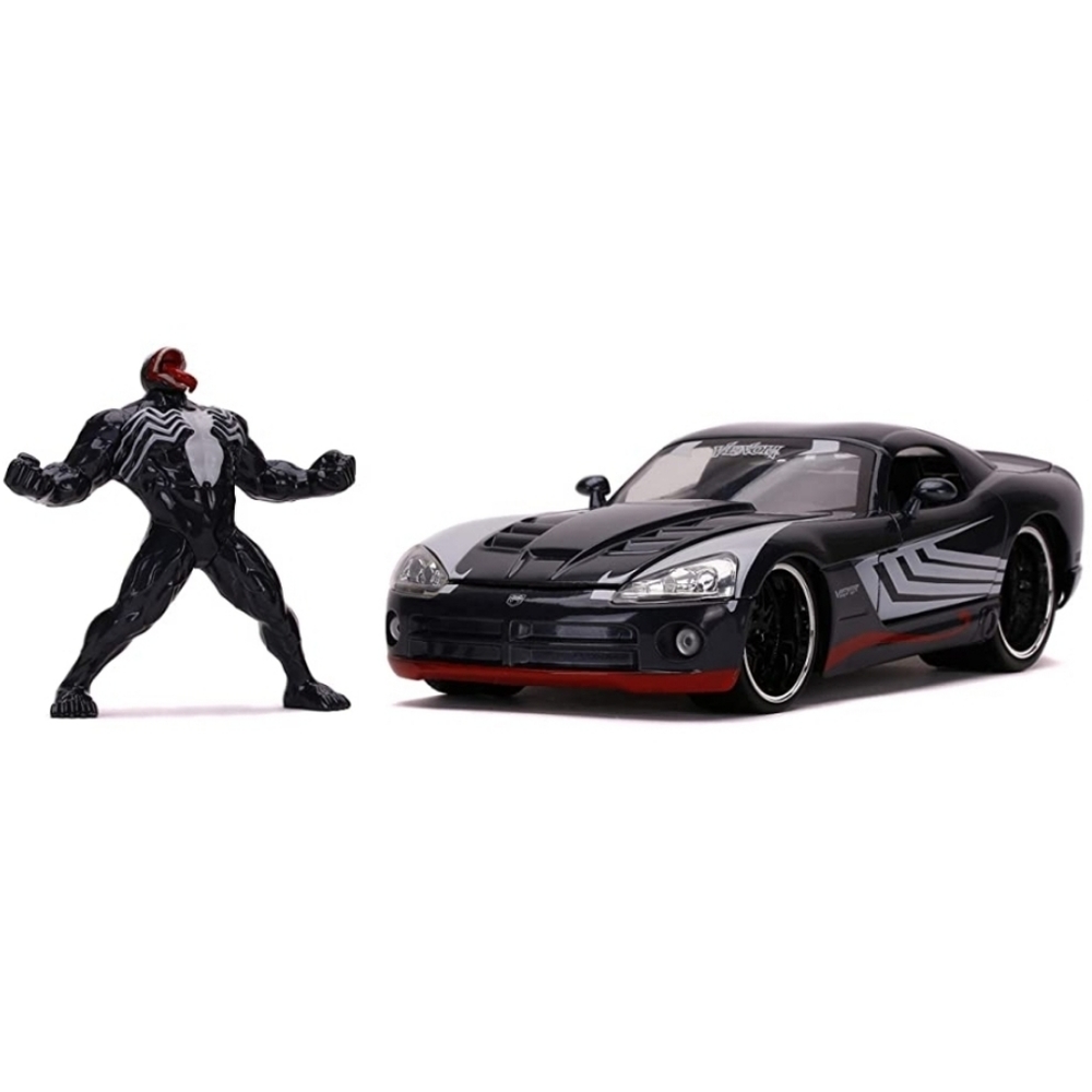 Marvel Dodge Viper Die-cast Car with  Venom Figure